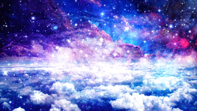 唯美炫彩星空顶星空软膜灯箱