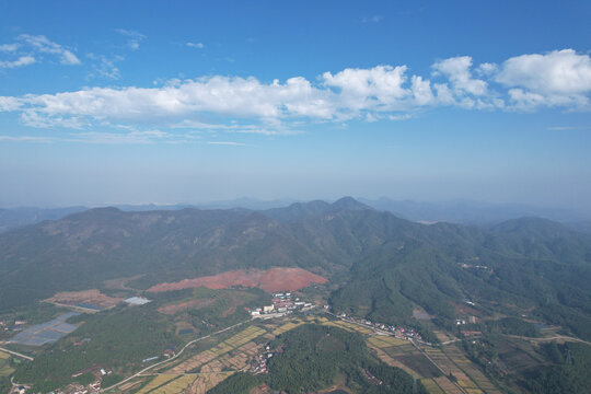 航拍农村