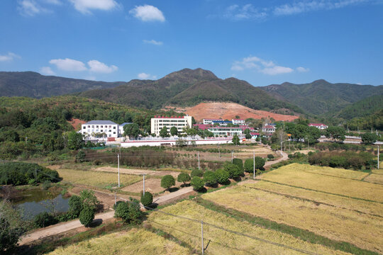 农村航拍风景