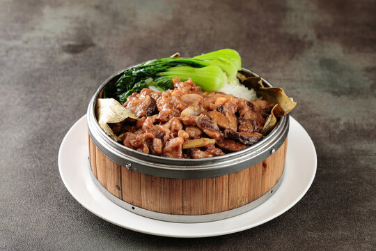 荷香冬菇滑鸡饭