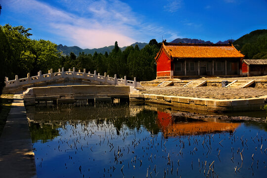清东陵慈禧陵地面建筑金水桥