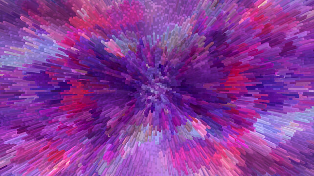 深紫色地毯印花