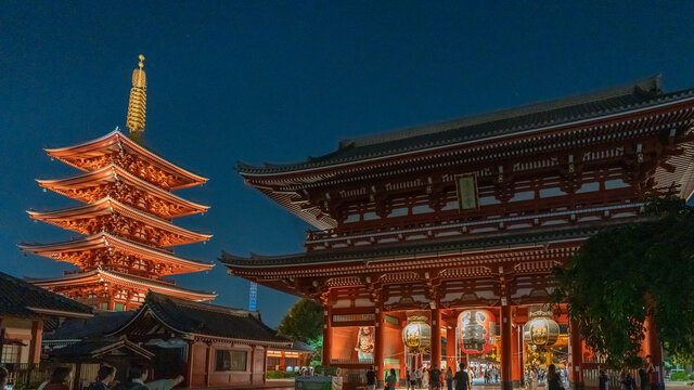 浅草寺夜景