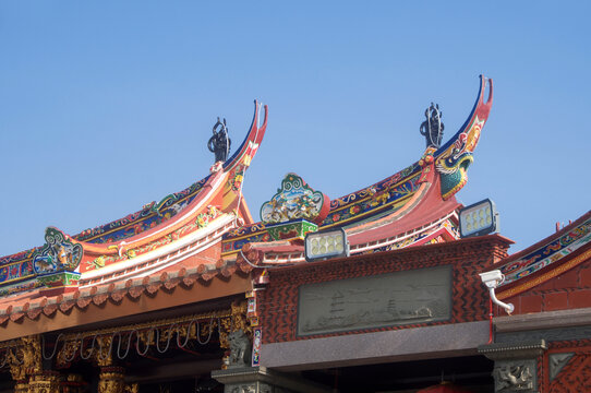 闽南飞檐屋顶