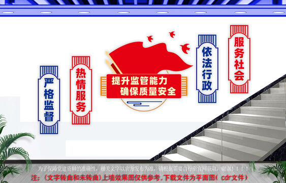 质监局楼道文化墙