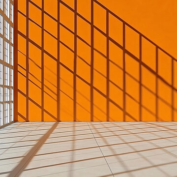 橙色当代建筑