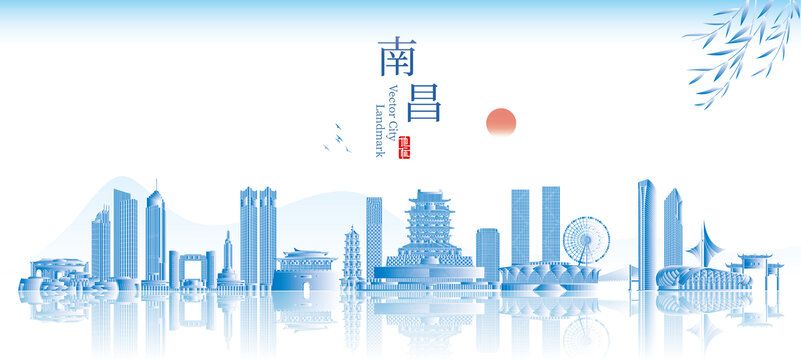 南昌城市地标现代建筑