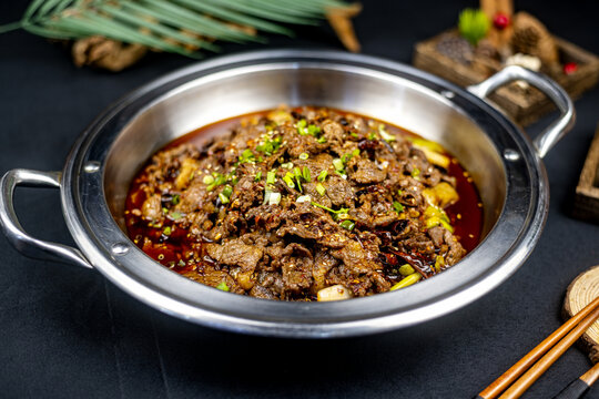 干锅牛肉