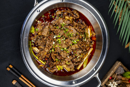 干锅牛肉