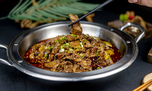 干锅牛肉