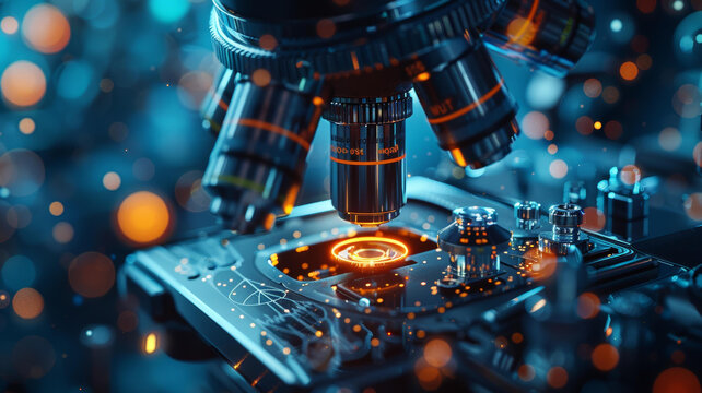 显微镜技术科学实验室研究