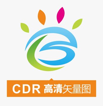 阳光LS蓝色绿色LOGO矢量图