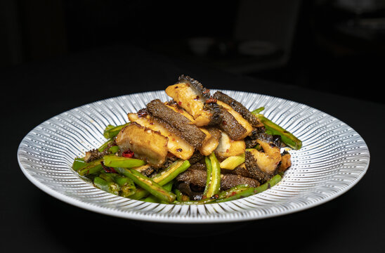 辣椒炒牛肚