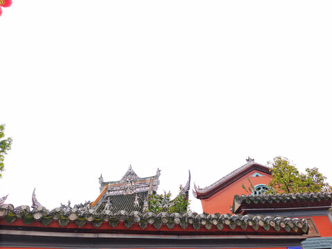 自贡王爷庙墙体