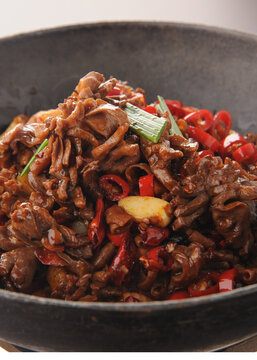 干锅香辣鸡鸭杂