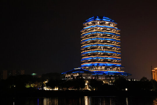 齐盛湖夜景
