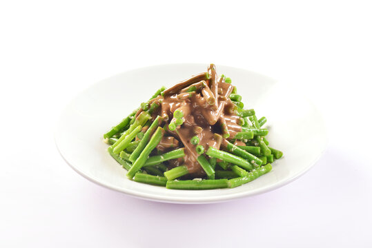 麻汁豆角