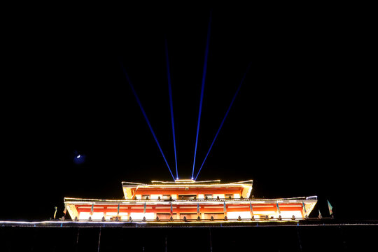 古建筑夜景