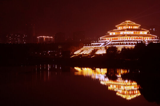 美丽的鹿台阁