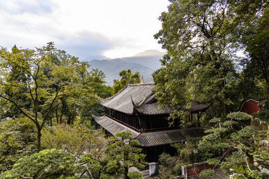 都江堰二王庙风光