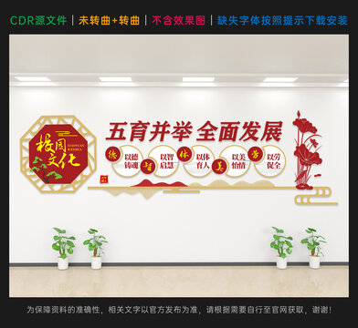 德智体美劳文化墙