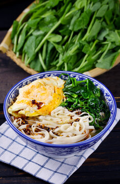 上汤豌豆尖面