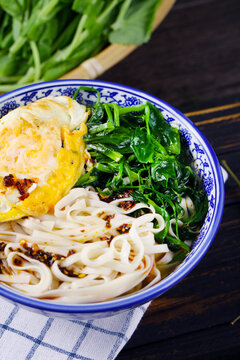 上汤豌豆尖面