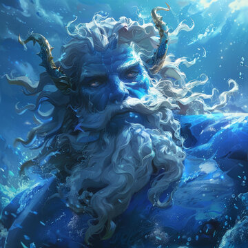 希腊神话中的海神波塞冬插图