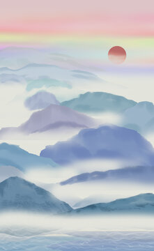山水画