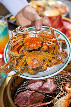 海鲜自助餐美食