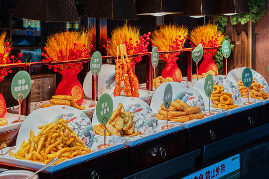 海鲜自助餐美食