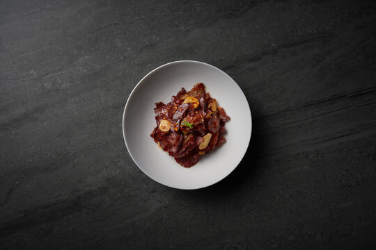 蒜香腊牛肉