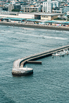湘南海岸江之岛海滩