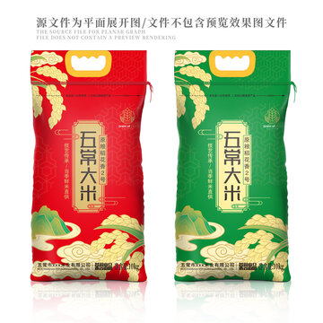 大米包装中国风稻穗