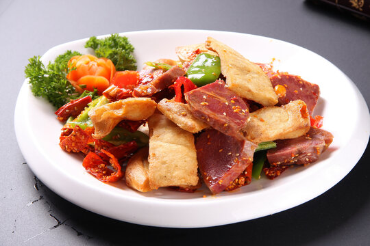 烧饼炒驴肉