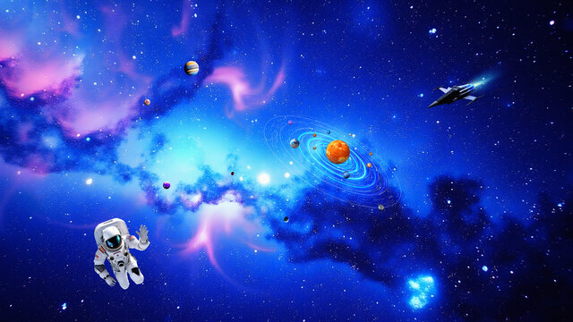 宇宙星空太阳系