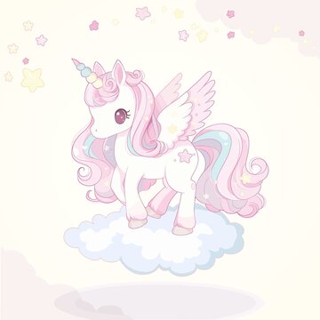 独角兽本子封面