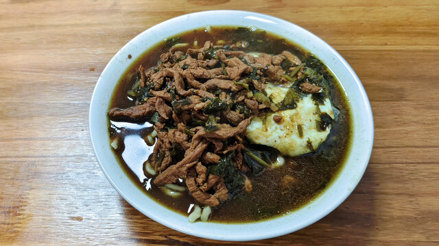 雪菜肉丝面