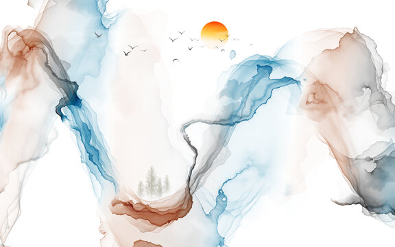 水墨画