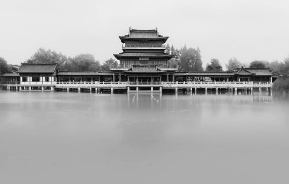 蠡岛阅湖楼