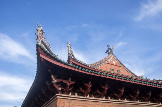 天后宫建筑屋顶