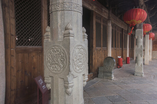 泉州天后宫印度教石柱