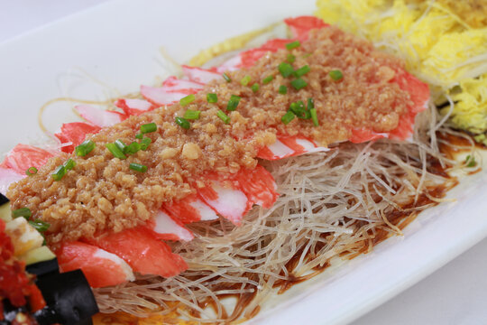 蒜蓉粉丝蒸蟹柳