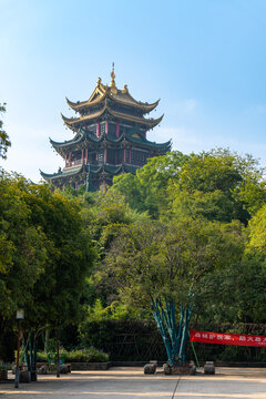 鸿恩阁重庆江北鸿恩寺森林公园