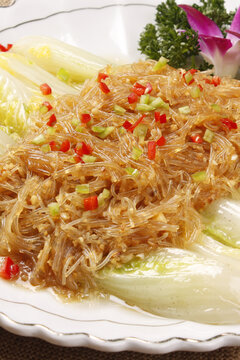 蒜蓉粉丝娃娃菜