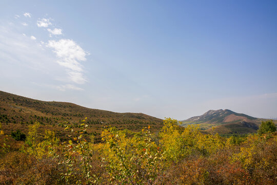 秋天的山野