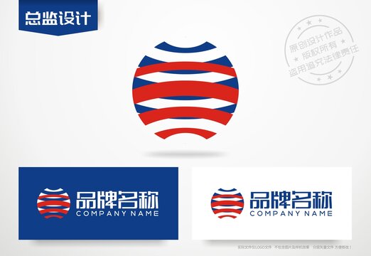 环球logo地球标志