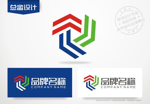 短视频播放器logo自媒体标志