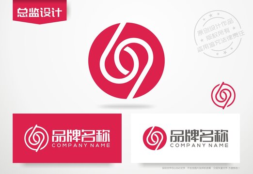 69设计logo美业理发标志