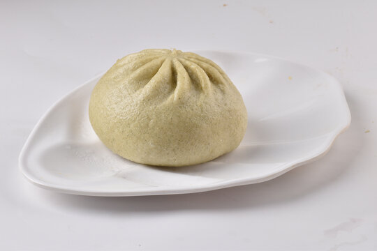 雪菜毛豆包子